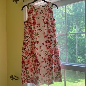 Ralph Lauren floral dress above the knee
